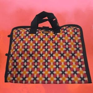 Thirty-One Multicolor Geometric Cosmetic Bag